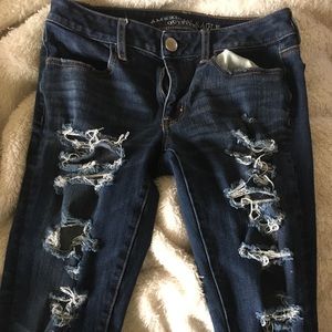 American eagle ripped jeans